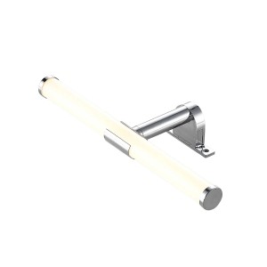 Lindby LED Wandleuchte Wandlampe Bad Naili 9934018 Spritzwassergeschützt Modern in Chrom 1-flammig Badezimmerleuchte