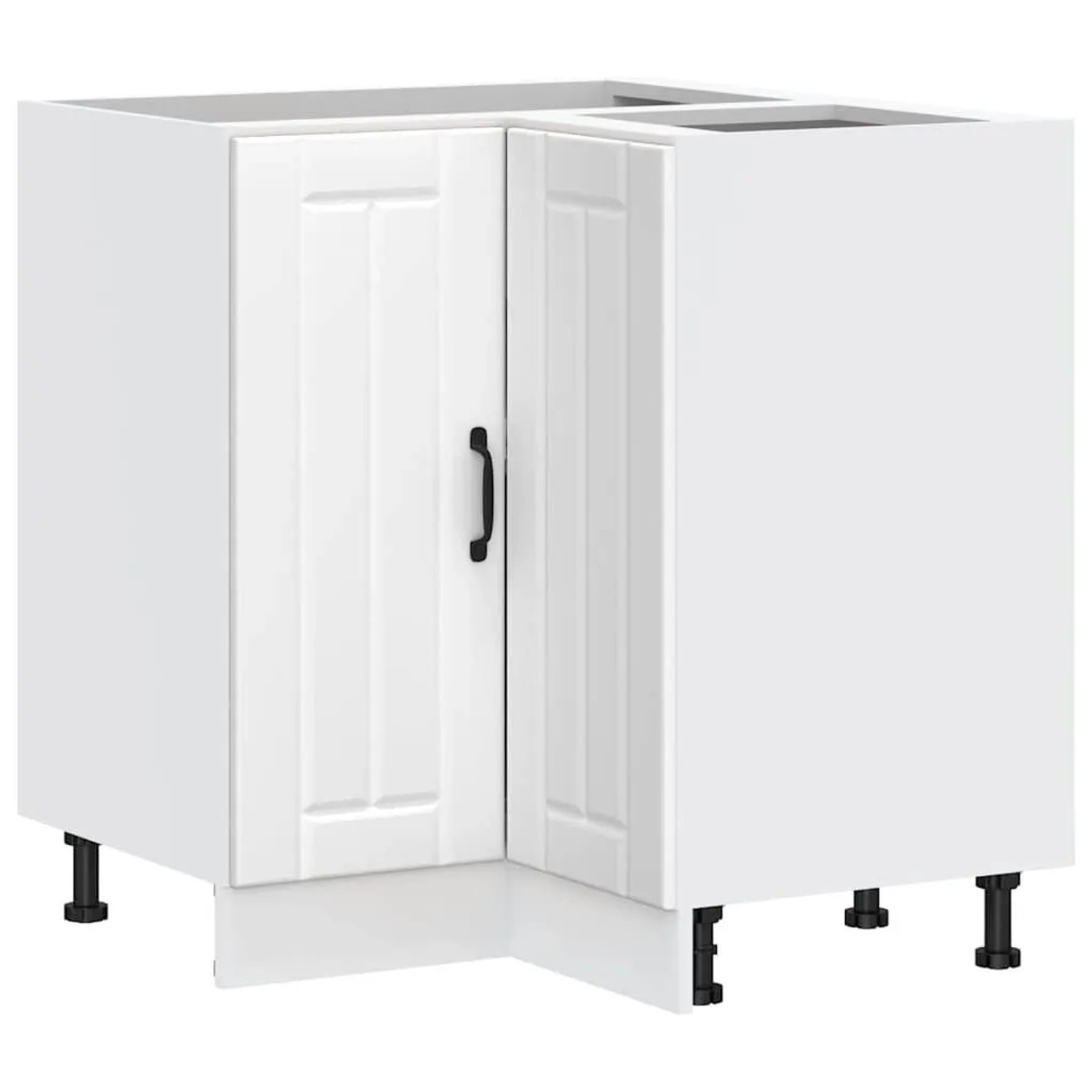 vidaXL Küchen-Eckunterschrank Lucca Weiß Holzwerkstoff 853747 günstig online kaufen