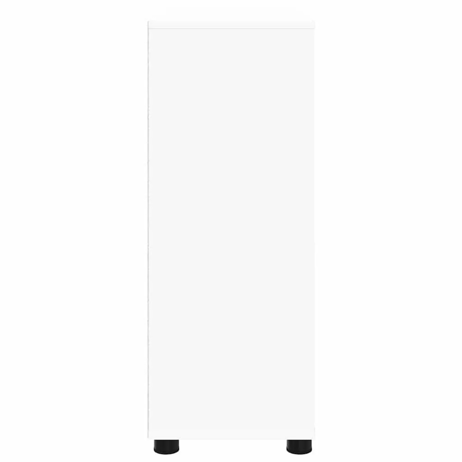 vidaXL Aufbewahrungsschrank Weiß 80 x 31 x 81 cm Holzwerkstoff 888847_9