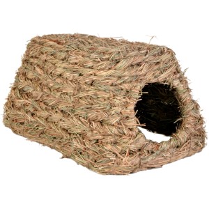 Trixie Grashaus für Kleintiere, 18x13x28cm, aus Naturmaterialien als Käfigzubehör.