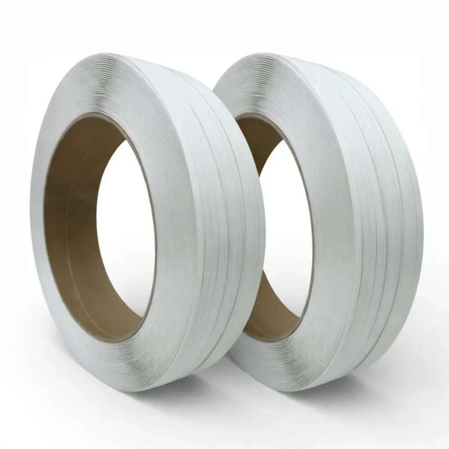 DeTec. Set 2X Umreifungsband 12 X 0,8 MM 160 KG 1600 Reißfest Kunststoffband 2300 M Rolle 406 MM Kern PP Verpackungsban...