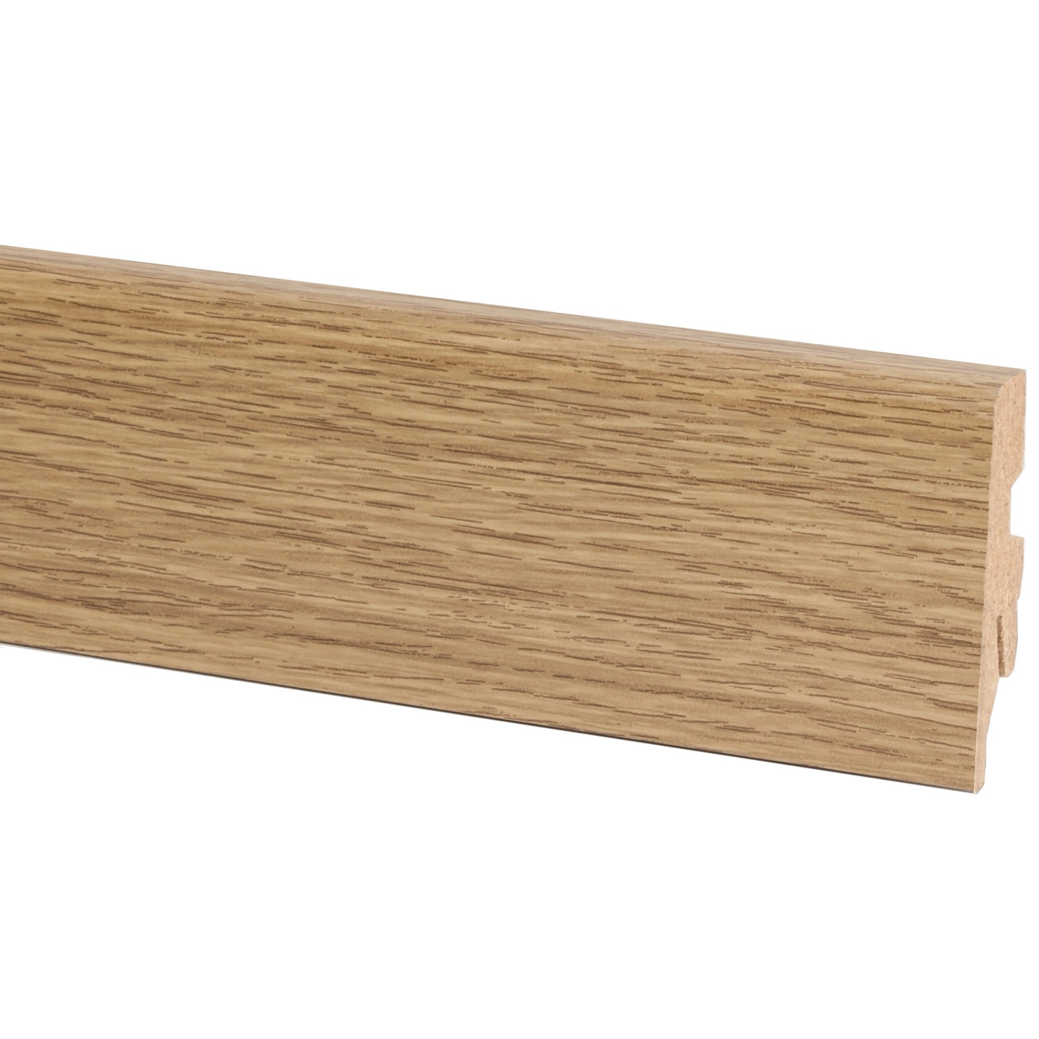 Sockelleiste Eiche 60 mm x 20 mm Länge 2600 mm