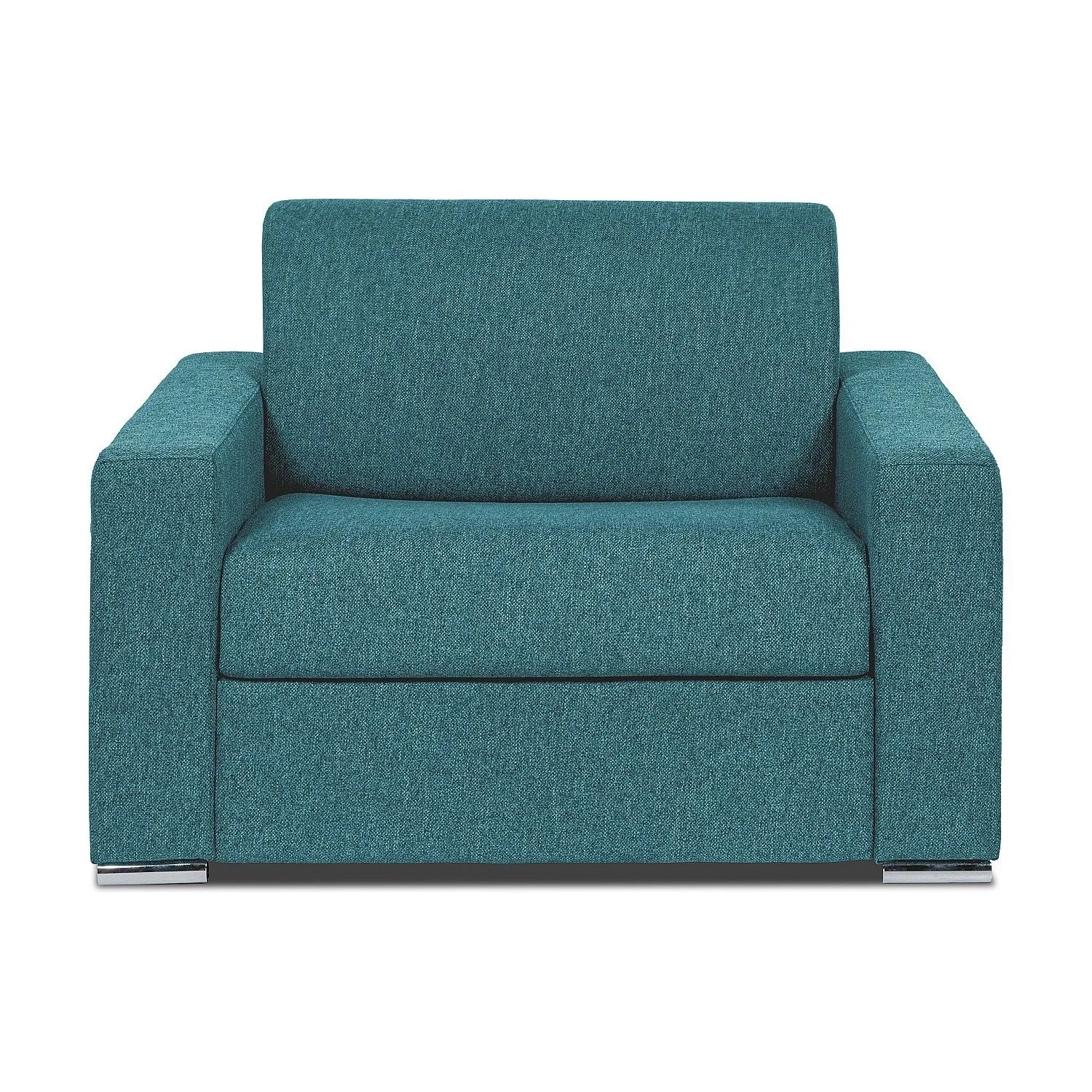 Vente-unique Schlafsessel Calito Blau 126 cm