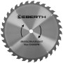 EBERTH Kreissägeblatt, 600mm Durchmesser, 36 Zähne für präzise Holzschnitte.