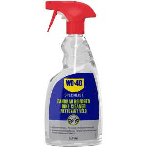 WD-40 Specialist Fahrradreiniger, 500 ml Flasche mit rotem Sprühkopf.