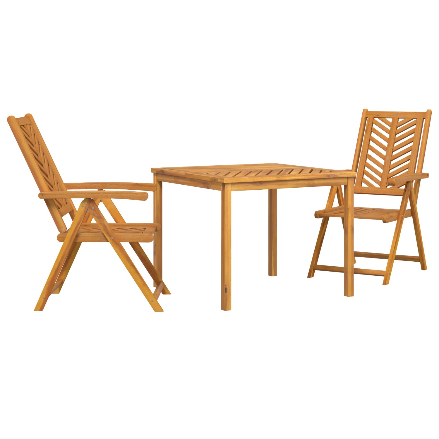 vidaXL 3-Teiliges Garten Essset aus Massivem Akazienholz 3154121 günstig online kaufen