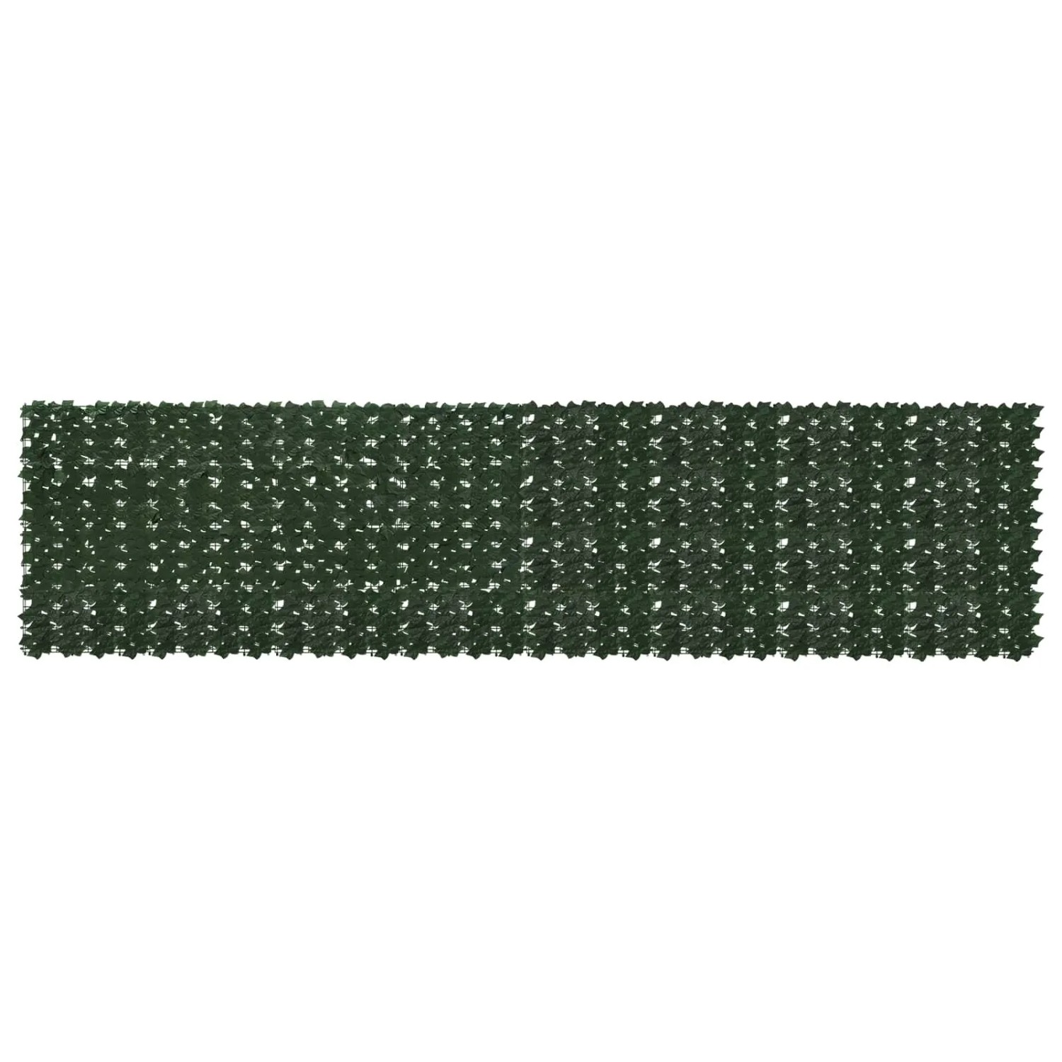 vidaXL Balkonsichtschutz mit Blättern Dunkelgrün 400 x 100 cm 42040629