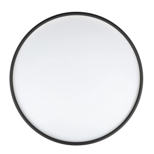 MegaLight LED-Deckenleuchte Shining Jupiter, 24W, Ø 38cm, schwarz. Runde Wandleuchte mit dimmbarer Farbtemperatur.