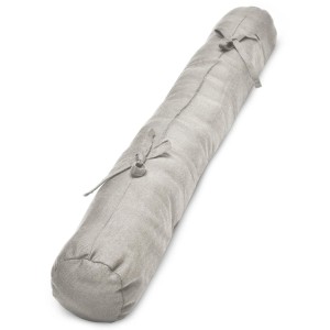 Beautissu Viento Zugluftstopper 10x120cm Hellgrau