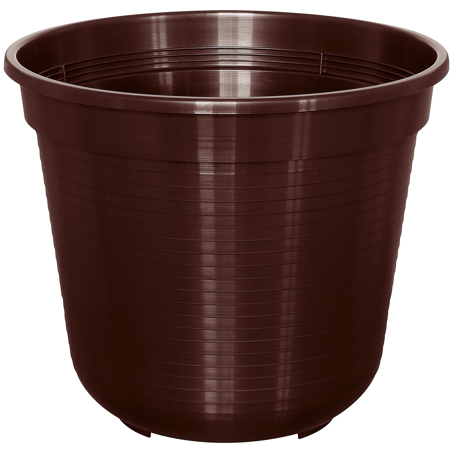 Geli Blumentopf Standard ca. Ø 20 cm Braun