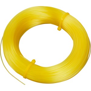 Gelbe LUX Maurerschnur Classic, 100 m Rolle aus Nylon für Maurer- und Fliesenarbeiten.