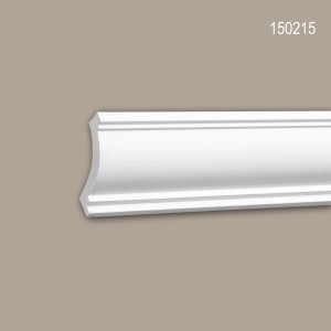 Weiße PROFHOME Eckleiste 150215, 18 m Set Zierleisten für Paneele.