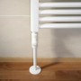 Schulte Multifix Rohrverkleidung 3er-Pack, weiß, Länge 100cm, zur Heizungsrohr-Installation.