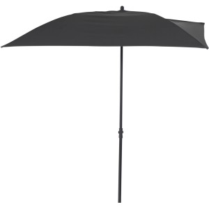 Anthrazitfarbener Siena Garden Balkonschirm, 160x100 cm, mit Push-Up Mechanik.