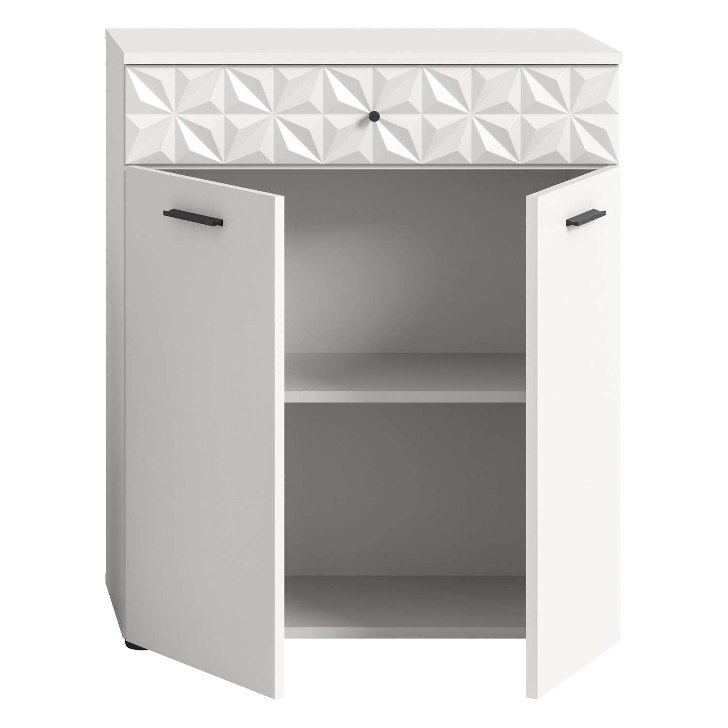 Standschrank Prisma Weiß 85 cm x 70 cm x 34 cm_3