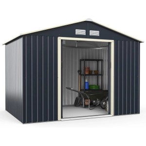 Costway Gerätehaus Metall Erweitert-277 x 255 x 202 cm