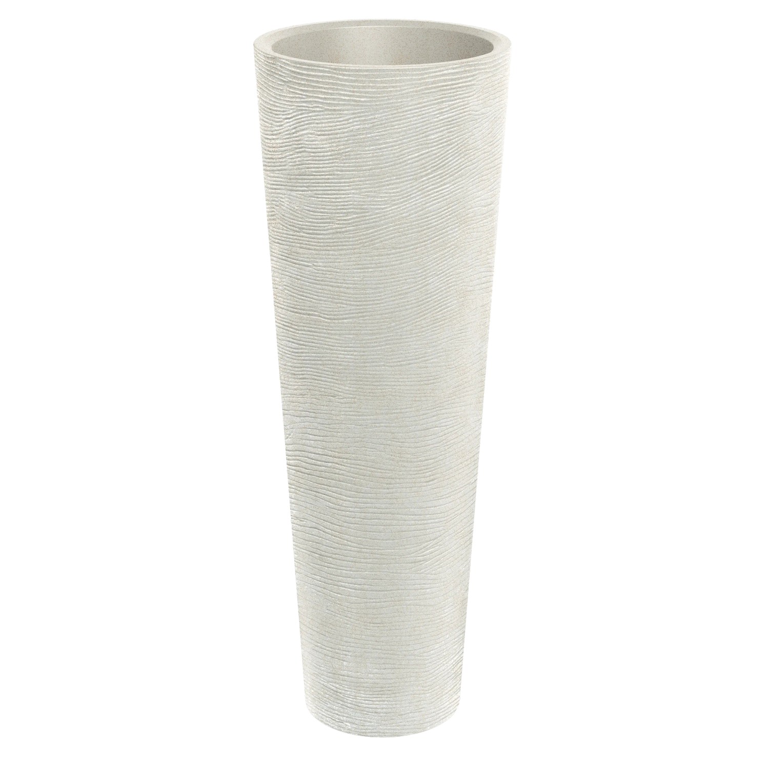 Prosperplast Blumentopf Tubra Schlank Hoch Ø 48 cm x 135 cm Sand