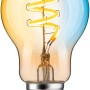 Paulmann E27 LED Lampe in Glühlampenform, 7,5W, mit spiralförmigem Filament.