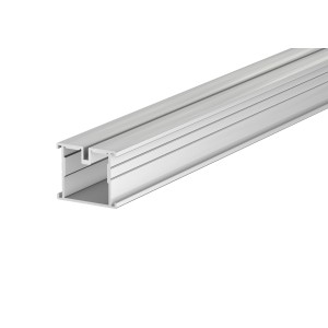 Weißes Aluprofil (45x38x2000 mm) für Terrassendielen Unterkonstruktion.