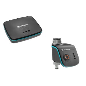 Gardena Smart Water Control Set: Bewässerungscomputer mit Gateway für die automatische Gartenbewässerung.
