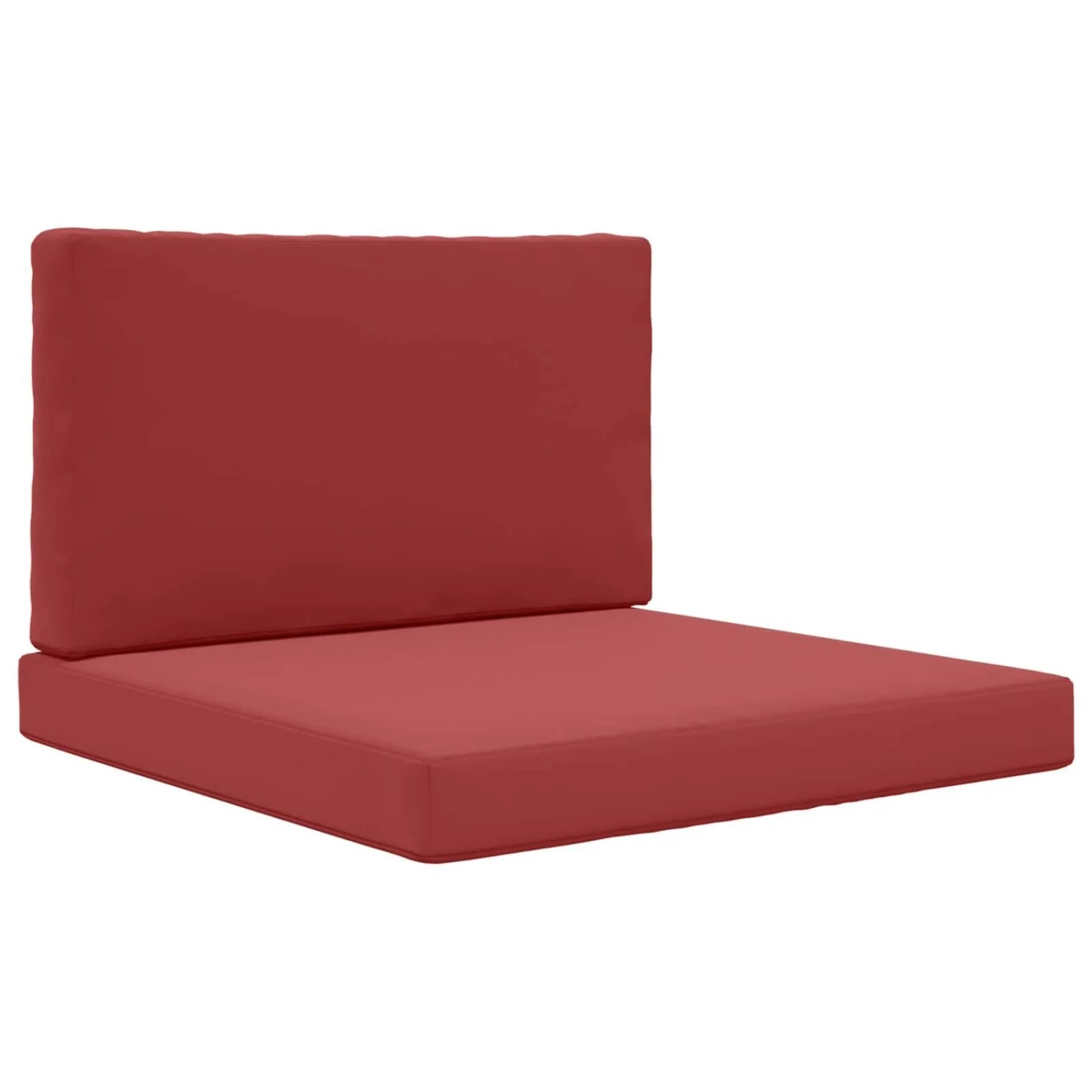 vidaXL Sofakissen für Draußen 2-Tlg Weinrot Polyester 900838