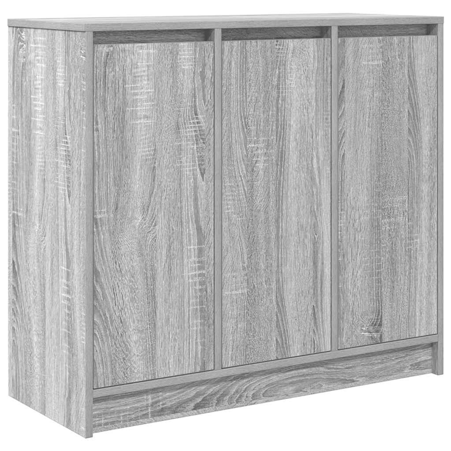 vidaXL Sideboard Grau Sonoma 85x34x76 cm Holzwerkstoff 861630 günstig online kaufen