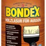 Dose Bondex Holzlasur Farblos für Außen, seidenglänzend, 750ml. Holzschutz für Zäune, Carports und mehr.