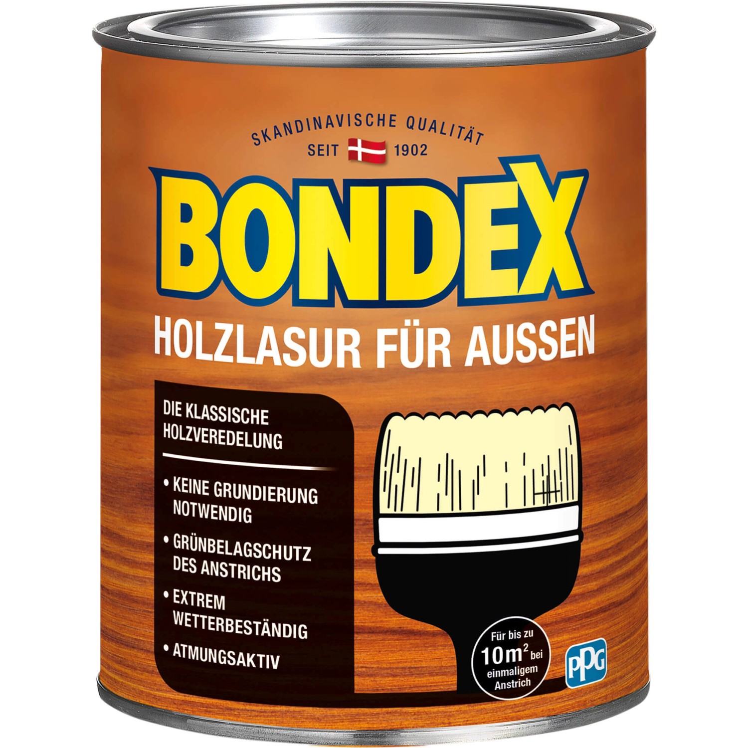 Bondex Holzlasur für Außen Oregon Pine seidenglänzend 750 ml