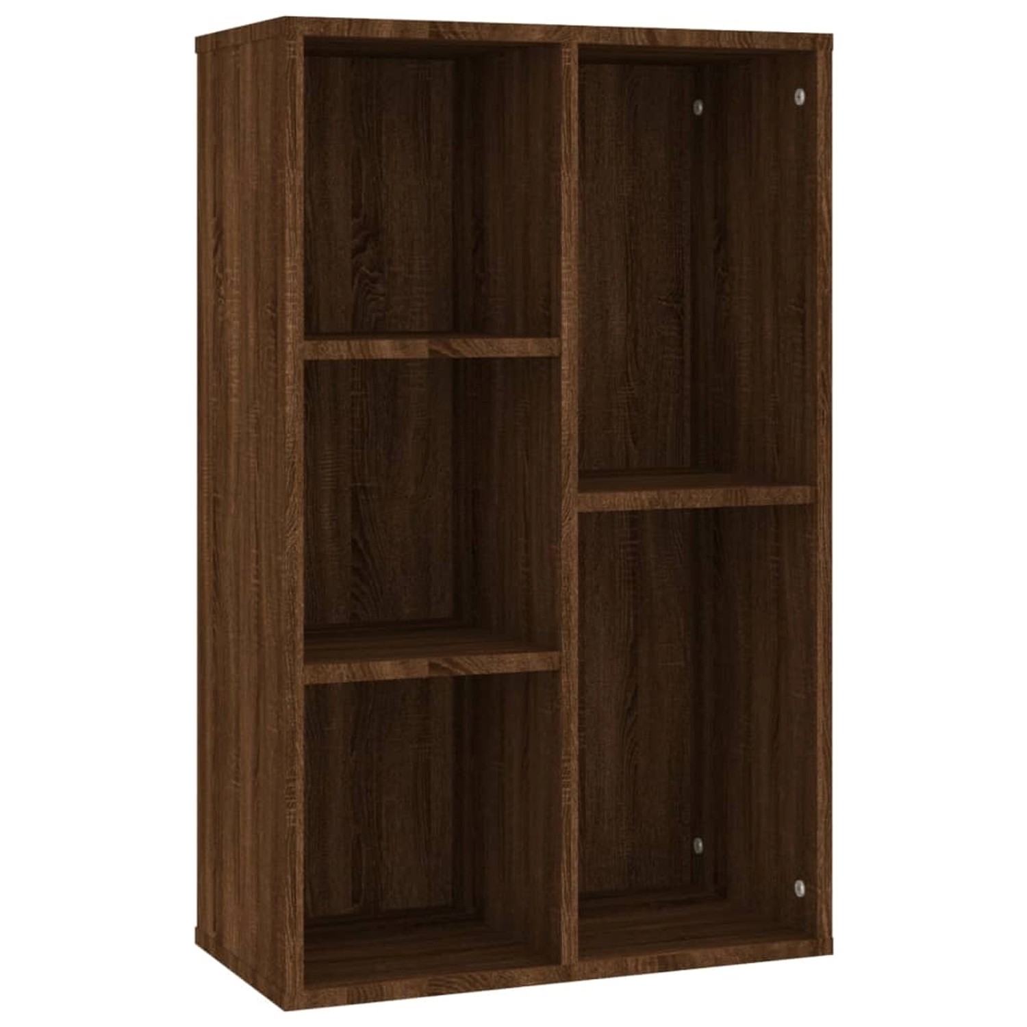 VidaXL Bücherregal/Sideboard Braun Eiche 50x25x80 cm Holzwerkstoff