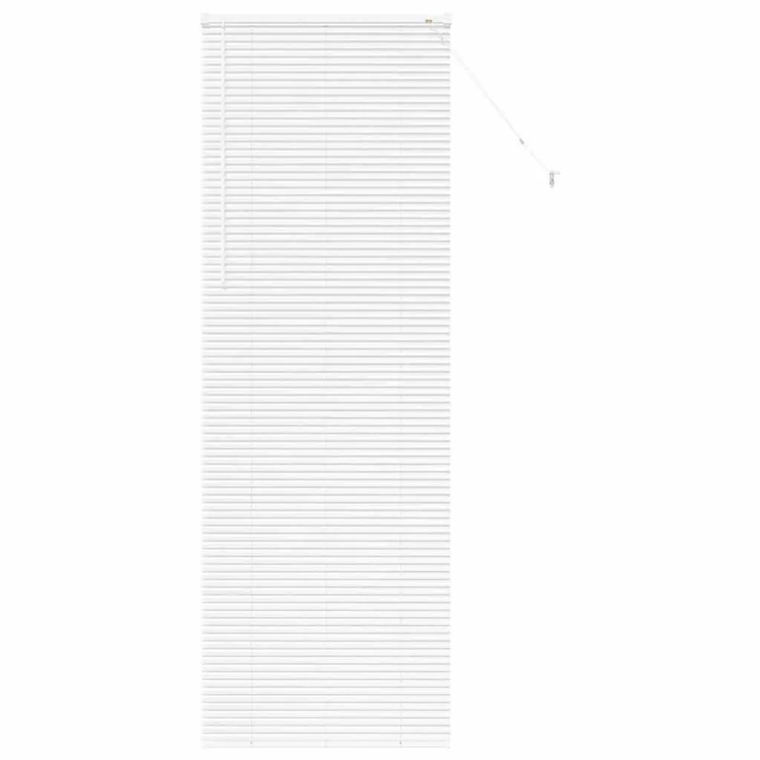 vidaXL Balkenjalousien mit Vorhängen Weiß 220 x 75 cm Aluminium 42006017 günstig online kaufen