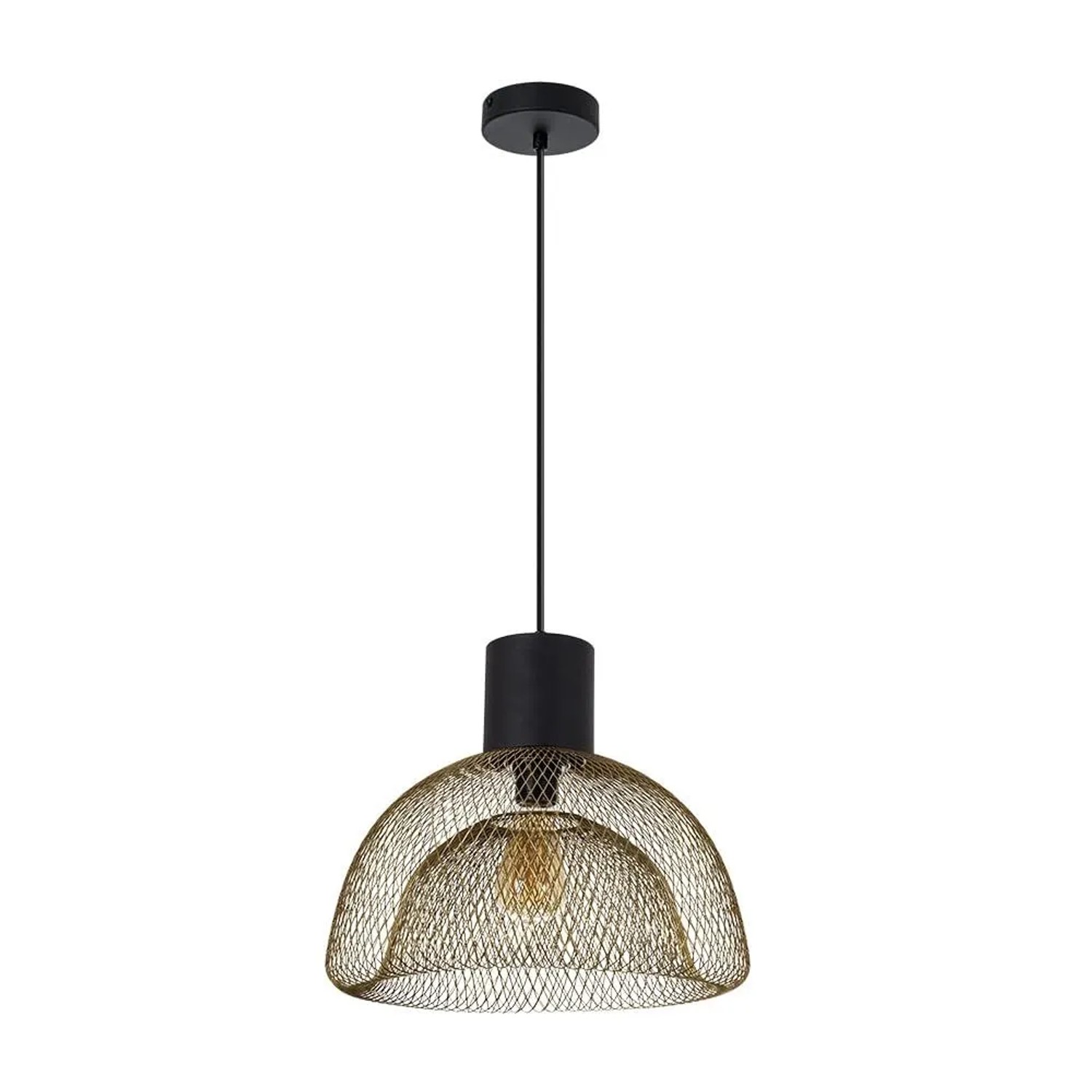 Arte Lamp Pendelleuchte Castello E27 Schwarz höhenverstellbar