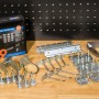 Güde Werkzeughalter Sortiment, 28-teilig, zur Anbringung an Lochwand-Systemen.