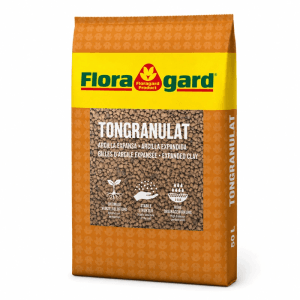 Floragard Tongranulat 50 l Sack, braune Tonkügelchen für Hydrokultur, Drainage und optimale Wurzelbelüftung.