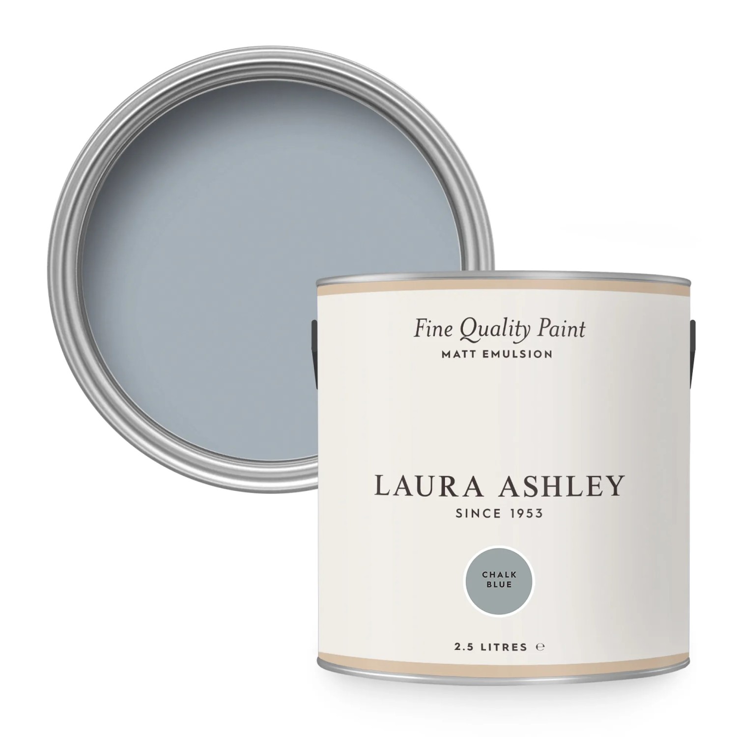 Laura Ashley Wandfarbe Chalk Blue Blau 2,5 l