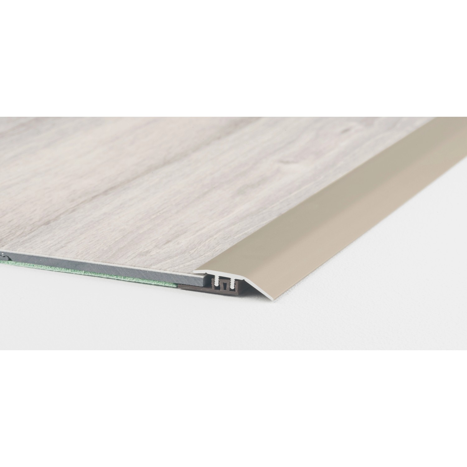 Anpassprofil für Vinylbodenbeläge Clip Edelstahl 7,5 mm x 24 mm x 2700 mm günstig online kaufen