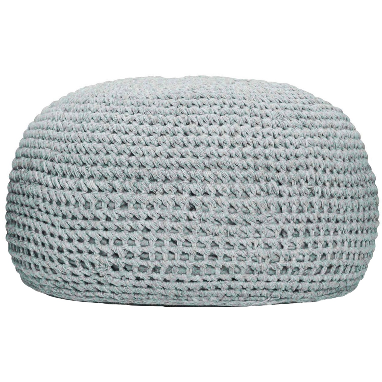Best Pouf Ronda 55 cm x 55 cm x 41 cm Soft Blue