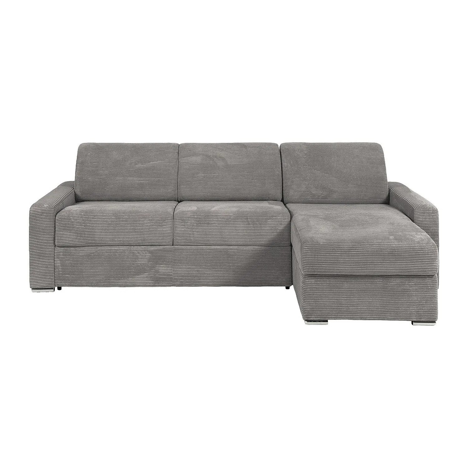 Vente-unique Schlafsofa Calito Hellgrau 298 cm