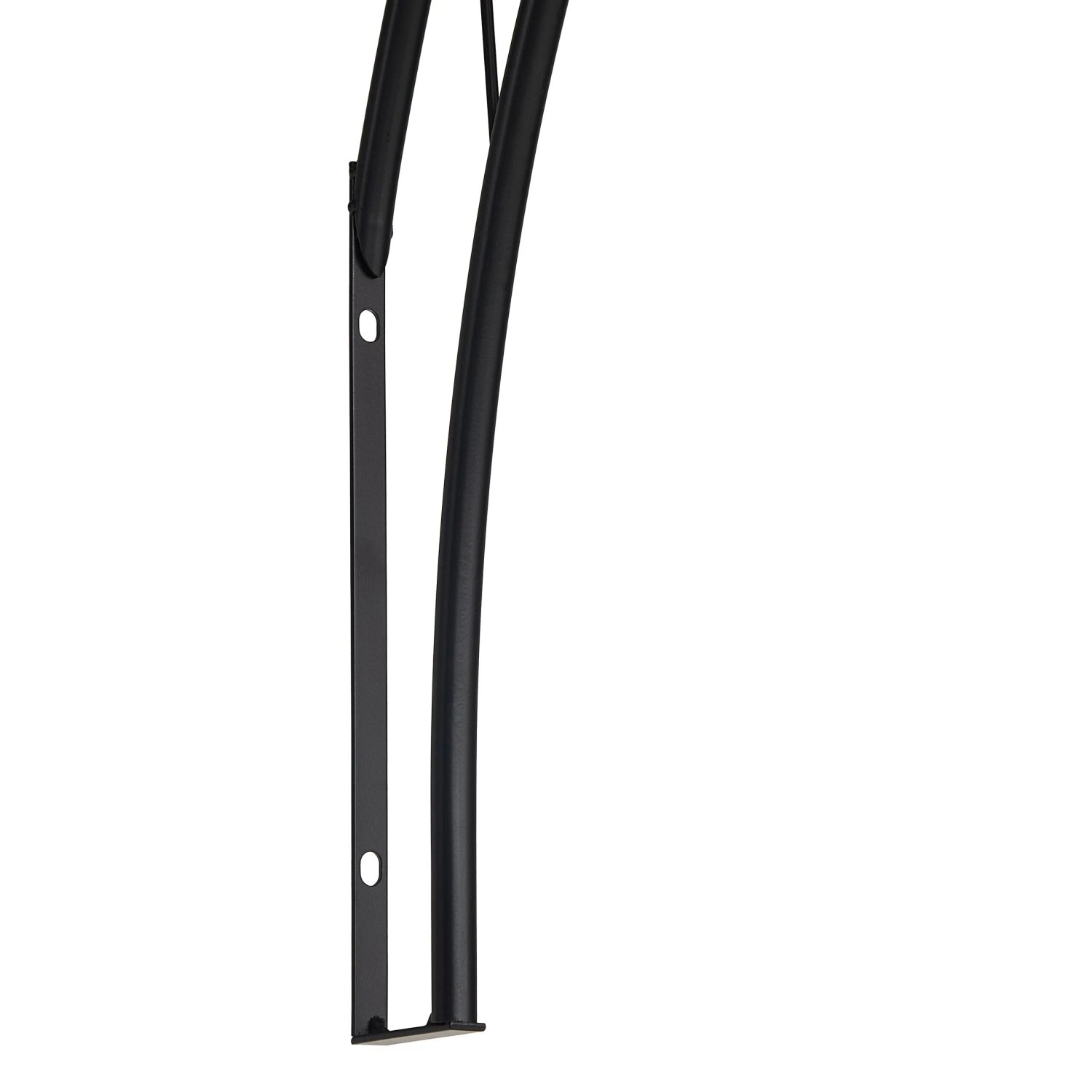 Relaxdays Rosenbogen Metall Schwarz mit Erdankern 245 cm x 130 cm x 36 cm_5