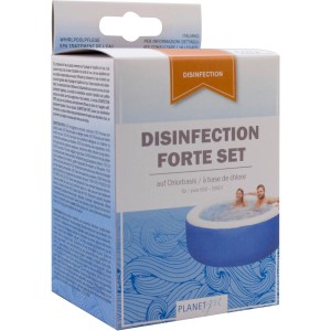 Planet Spa Desinfektion Forte auf Chlorbasis für Whirlpools, 8 Beutel à 30g.