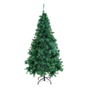 Costway künstlicher Weihnachtsbaum, 180cm, mit 650 PVC Zweigen und Klappsystem.