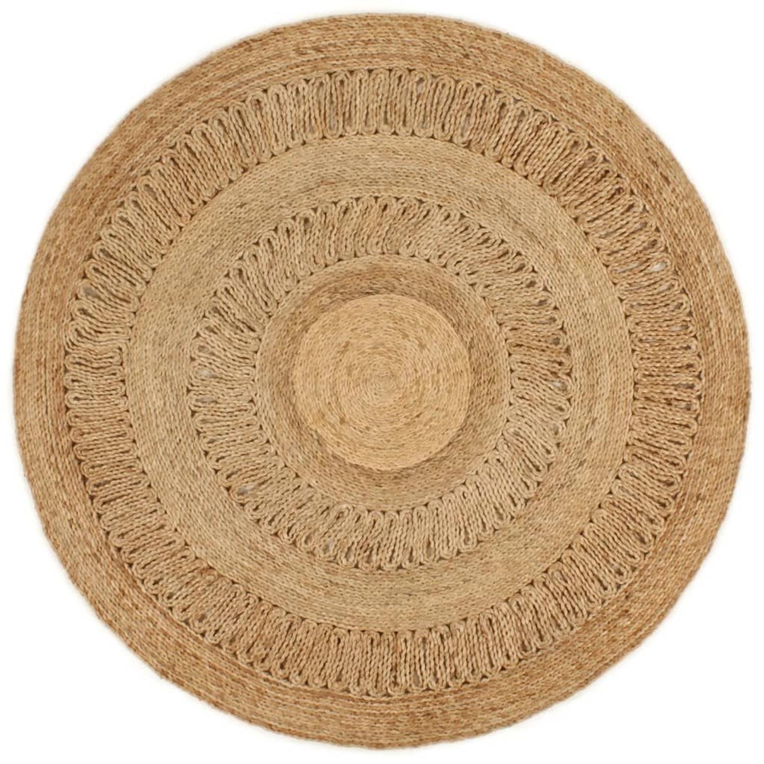 vidaXL Teppich Jute Handgeflochten 120 Cm Rund 1397234 günstig online kaufen