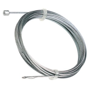 Shimano-kompatibler Schaltzug, silbern, für Kettenschaltungen, kürzbar.