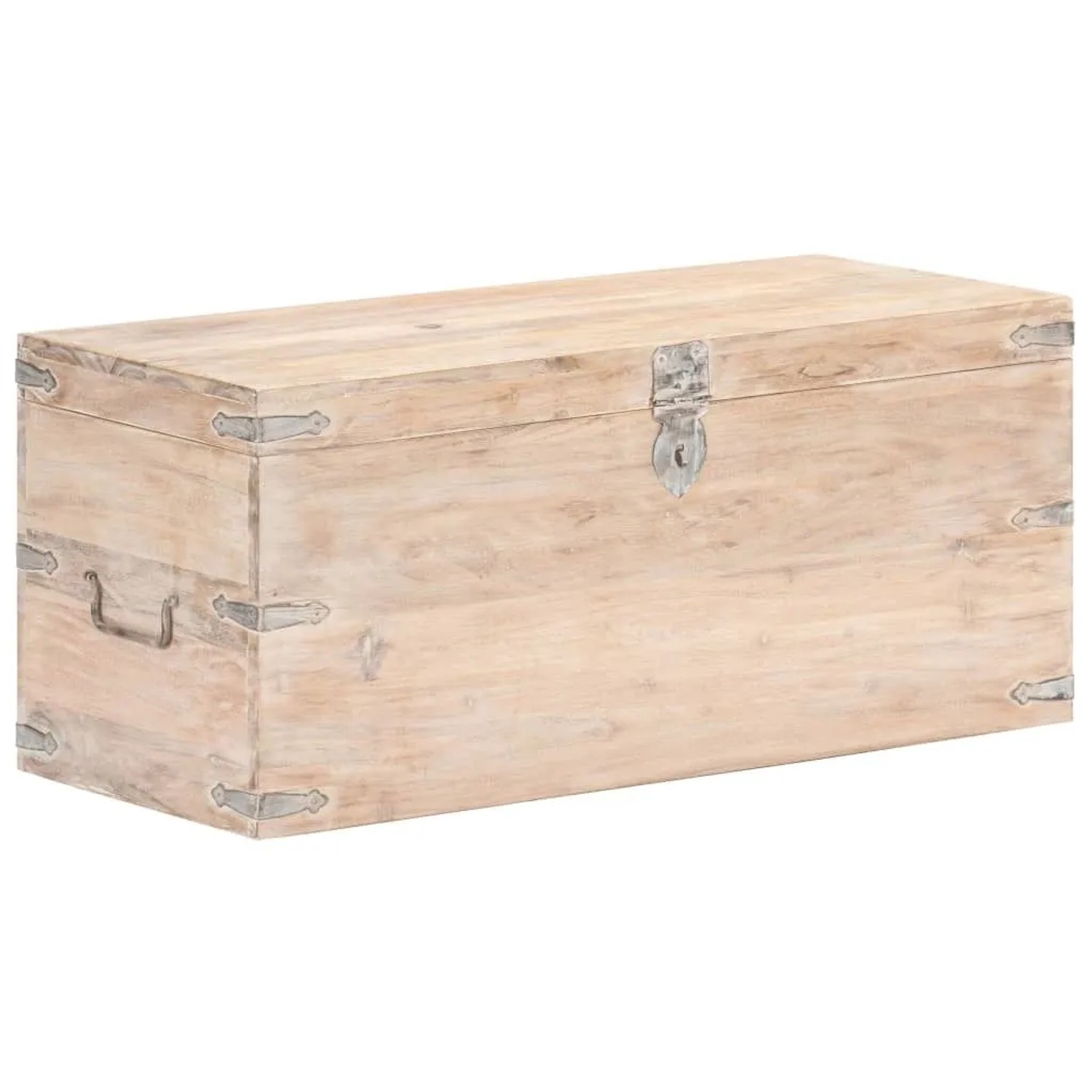 vidaXL Truhe 90x40x40 cm Akazie Massivholz 289642