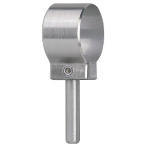 Handlaufschelle aus V4A Edelstahl für Rundstabkonsole, Befestigung für Handläufe.