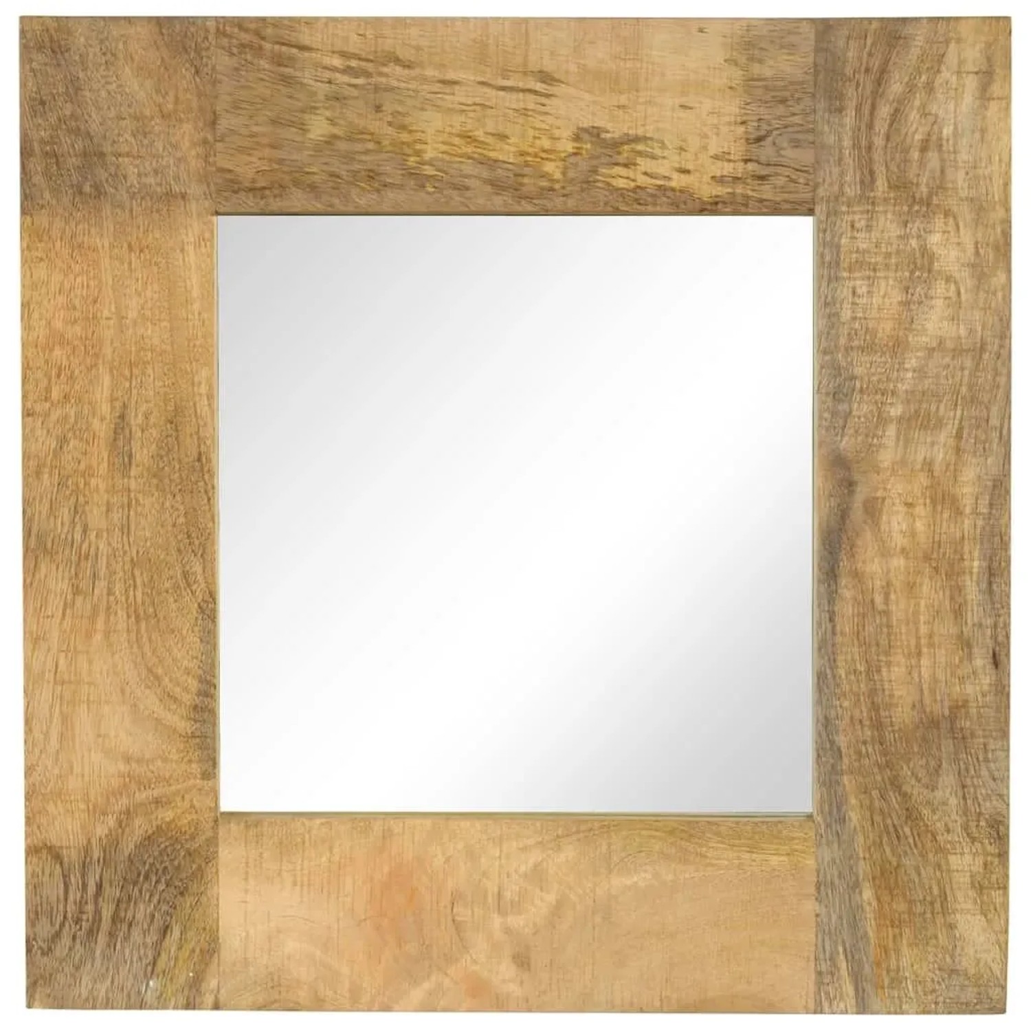 vidaXL Spiegel Mangoholz Massiv 50 x 50 cm 246301