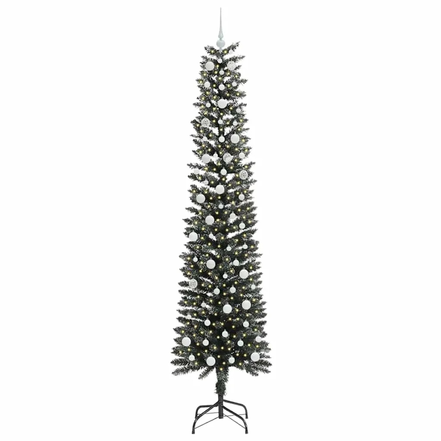 vidaXL Künstlicher Weihnachtsbaum mit 300 LEDs Grün 58 x 58 x 240 cm 3395967