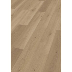 Heller Klebe-Vinylboden Paolo Oak in Eichenoptik, Lang- und Breitdielen mit natürlicher Holzmaserung.
