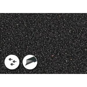 Alpholz Dacheindeckung KSK selbstklebend, anthrazit, mit Zubehör für Gartenhaus Flach- & Pultdach.