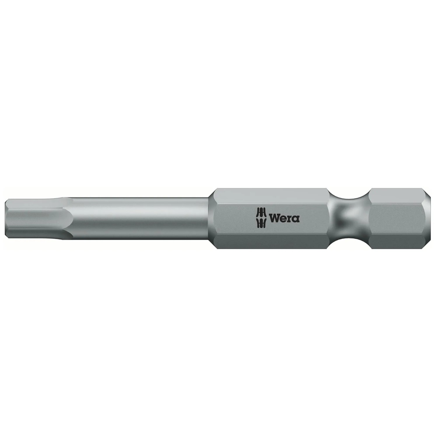 Wera Bit für Schraubendreher-Set, 1/4 Zoll, zähhart, silbern.