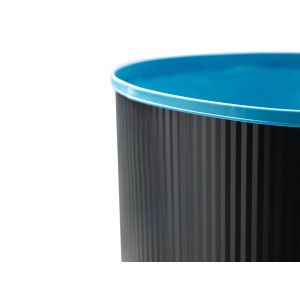 Detailansicht der Steinbach Rundfolie 400x120 cm, 0,6 mm stark, mit Einhängebiese.